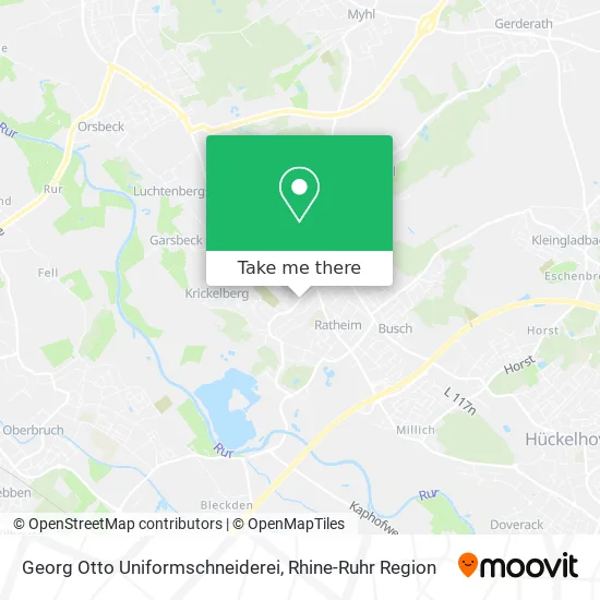 Карта Georg Otto Uniformschneiderei