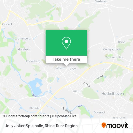 Jolly Joker Spielhalle map