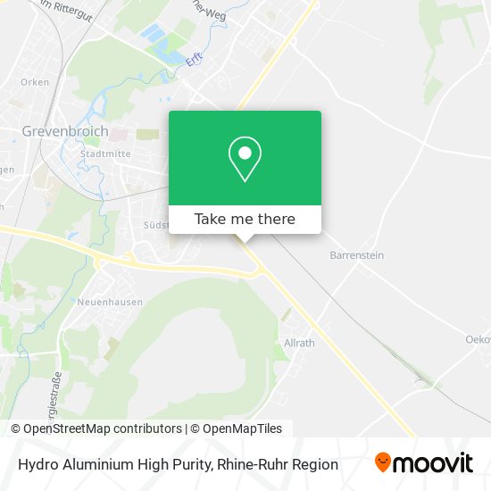 Hydro Aluminium High Purity map
