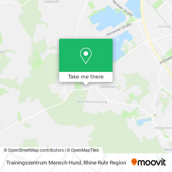 Trainingszentrum Mensch-Hund map
