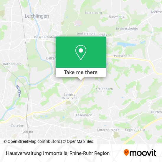 Hausverwaltung Immortalis map