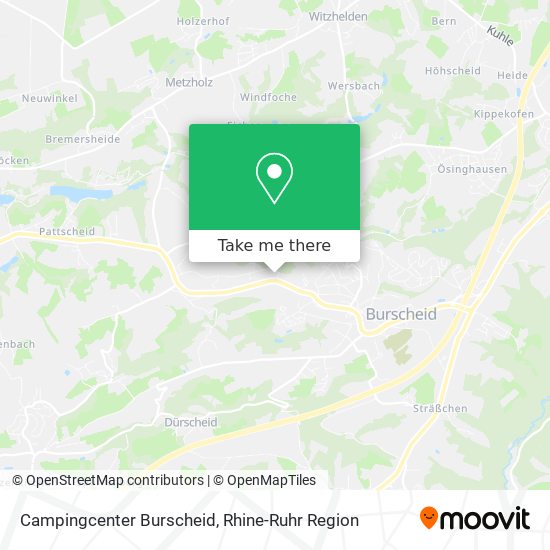 Campingcenter Burscheid map