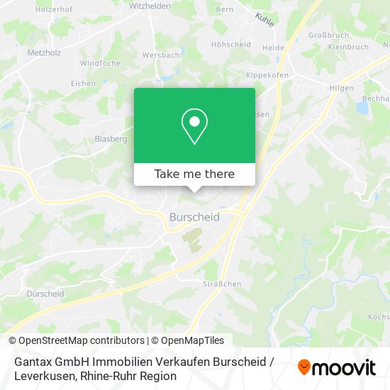 Gantax GmbH Immobilien Verkaufen Burscheid / Leverkusen map