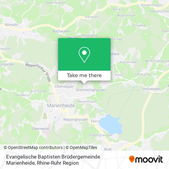 Evangelische Baptisten Brüdergemeinde Marienheide map