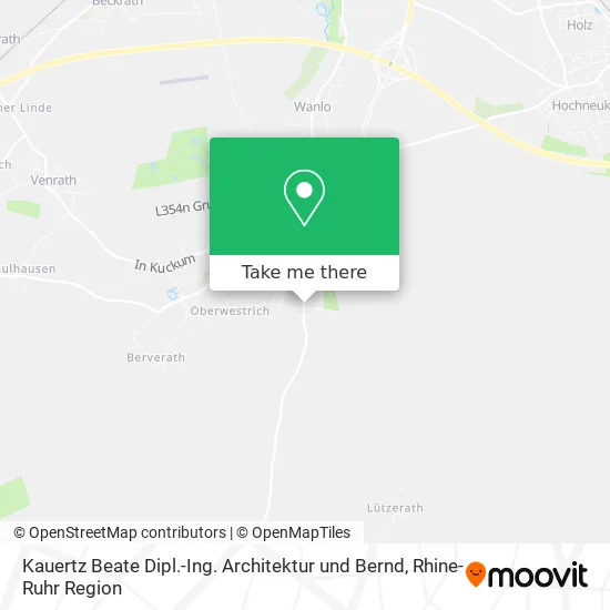 Карта Kauertz Beate Dipl.-Ing. Architektur und Bernd