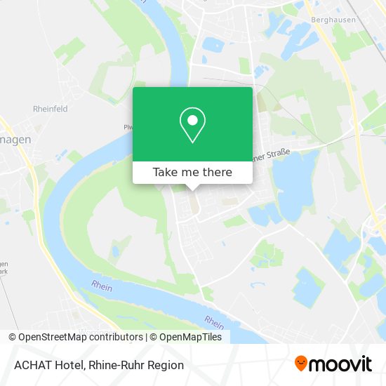 ACHAT Hotel map