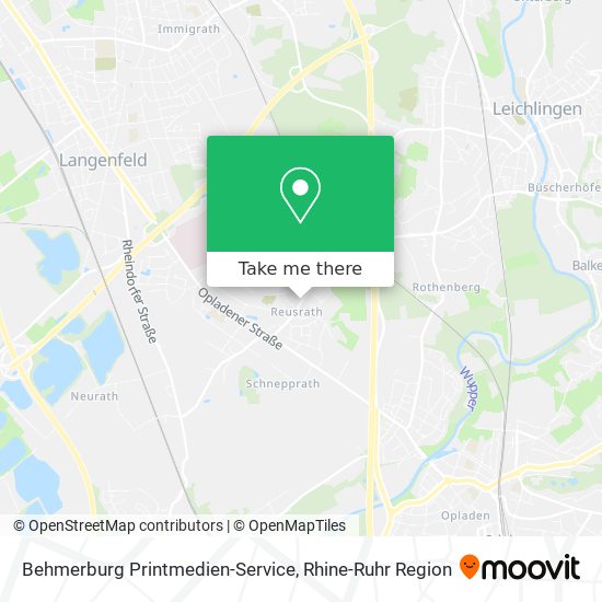 Behmerburg Printmedien-Service map