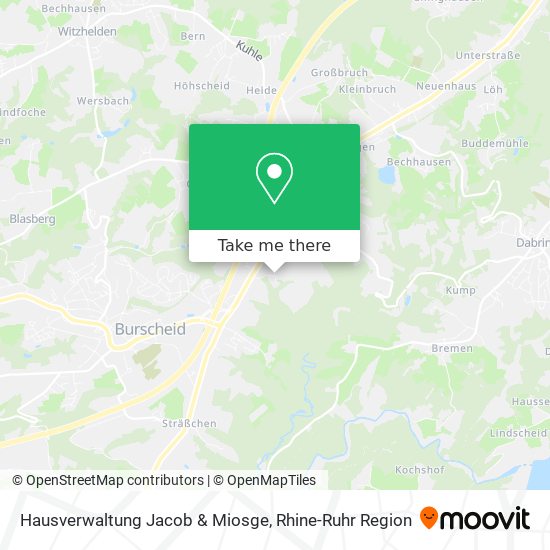 Hausverwaltung Jacob & Miosge map