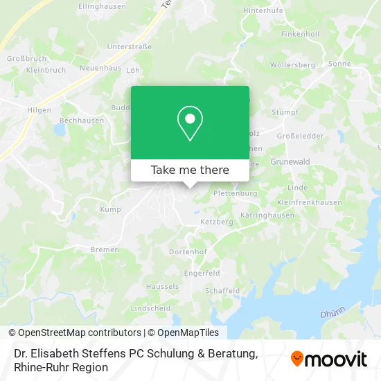 Карта Dr. Elisabeth Steffens PC Schulung & Beratung