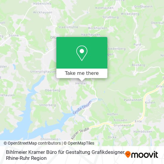 Bihlmeier Kramer Büro für Gestaltung Grafikdesigner map