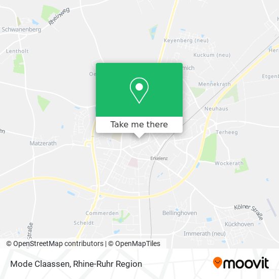 Mode Claassen map