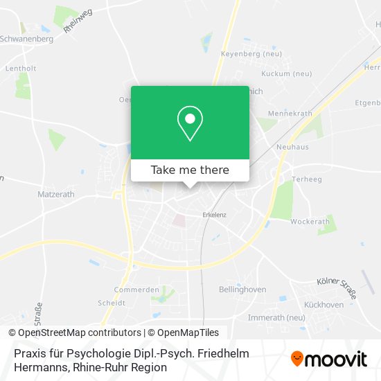 Praxis für Psychologie Dipl.-Psych. Friedhelm Hermanns map