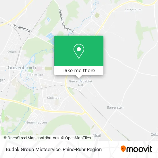 Карта Budak Group Mietservice