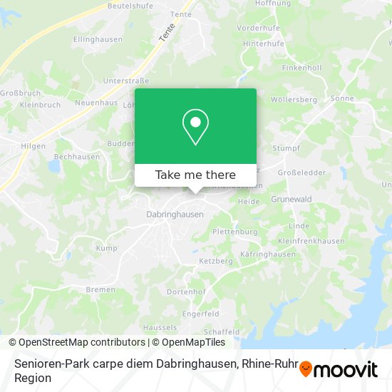 Senioren-Park carpe diem Dabringhausen map
