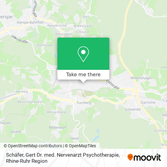 Schäfer, Gert Dr. med. Nervenarzt Psychotherapie map