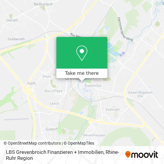 LBS Grevenbroich Finanzieren + Immobilien map