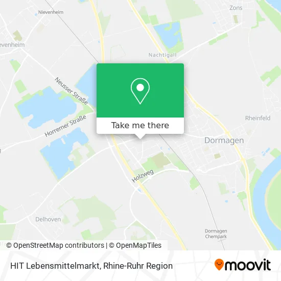 Карта HIT Lebensmittelmarkt