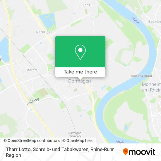 Карта Tharr Lotto, Schreib- und Tabakwaren