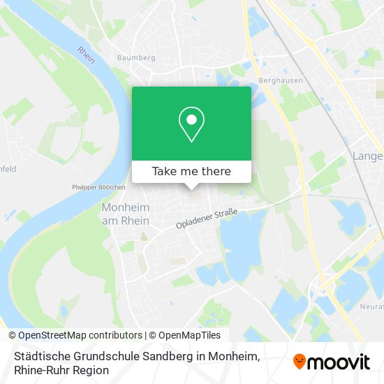 Städtische Grundschule Sandberg in Monheim map