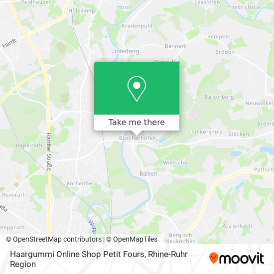 Haargummi Online Shop Petit Fours map