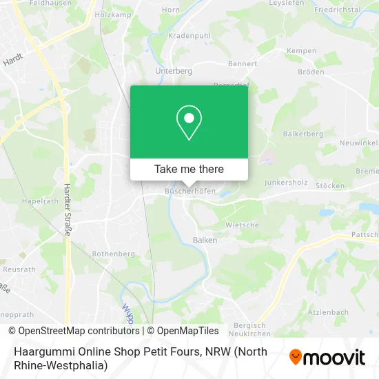 Haargummi Online Shop Petit Fours map