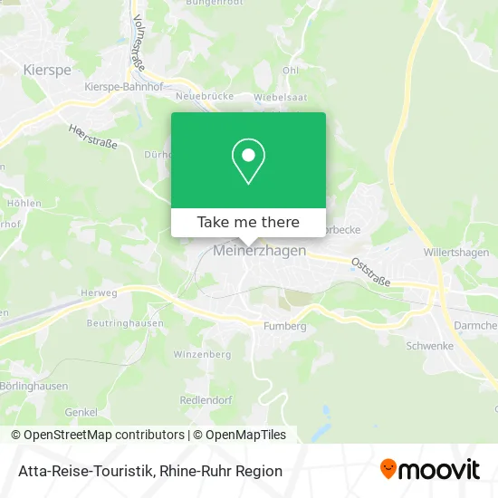 Карта Atta-Reise-Touristik