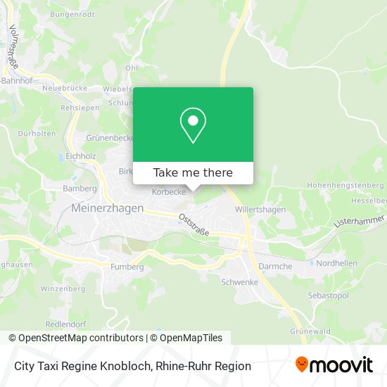City Taxi Regine Knobloch map