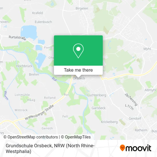 Grundschule Orsbeck map
