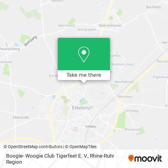 Карта Boogie- Woogie Club Tigerfeet E. V.