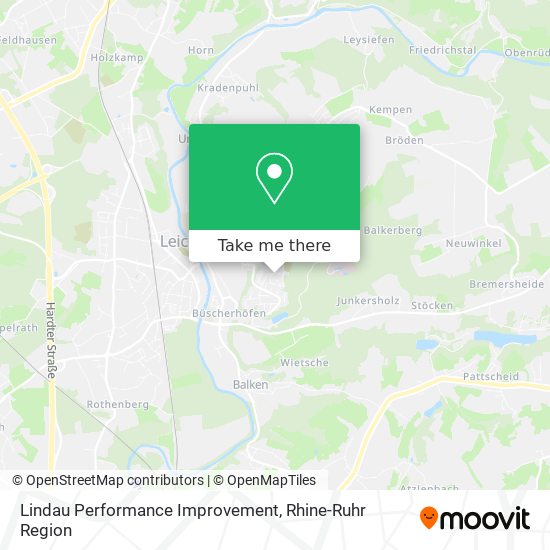 Lindau Performance Improvement map