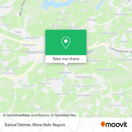 Карта Bärbel Detmer