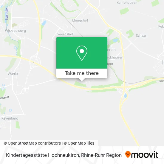 Карта Kindertagesstätte Hochneukirch