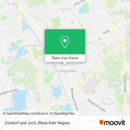 Карта Zündorf und Joch