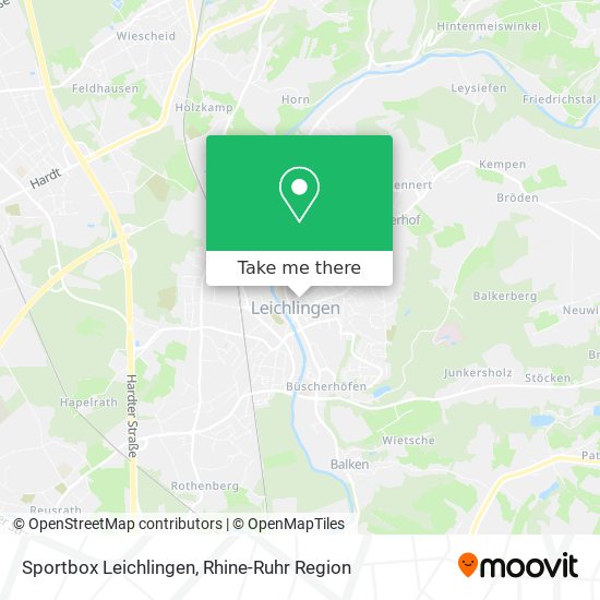 Sportbox Leichlingen map