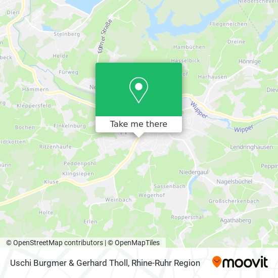 Uschi Burgmer & Gerhard Tholl map