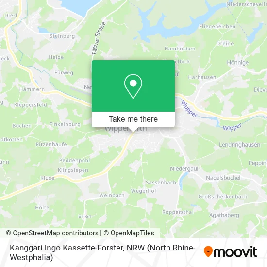 Kanggari Ingo Kassette-Forster map