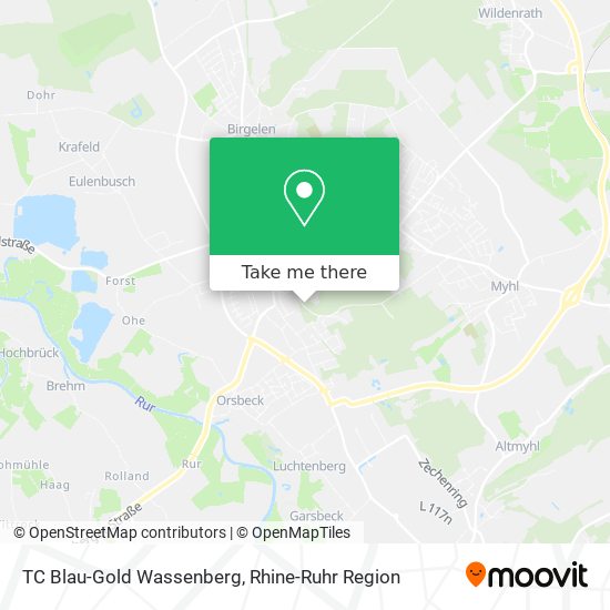 TC Blau-Gold Wassenberg map