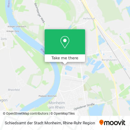 Schiedsamt der Stadt Monheim map