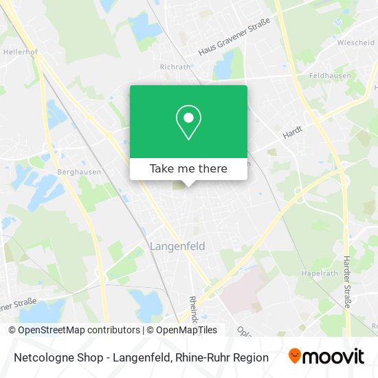 Netcologne Shop - Langenfeld map