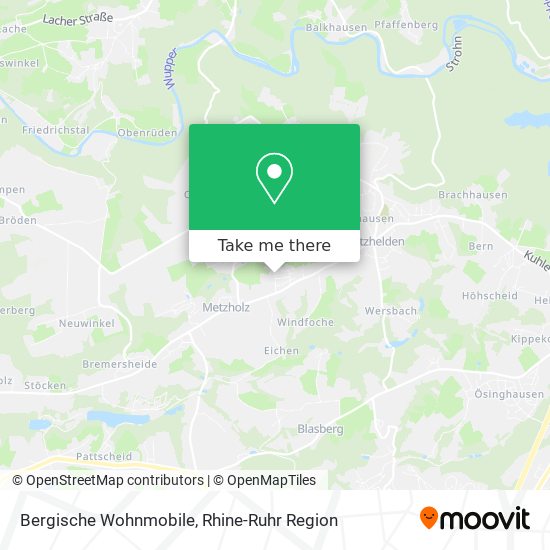 Bergische Wohnmobile map