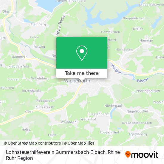 Lohnsteuerhilfeverein Gummersbach-Elbach map