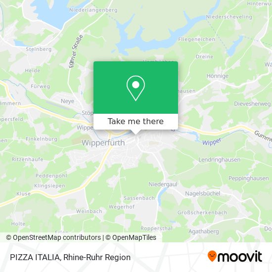 PIZZA ITALIA map