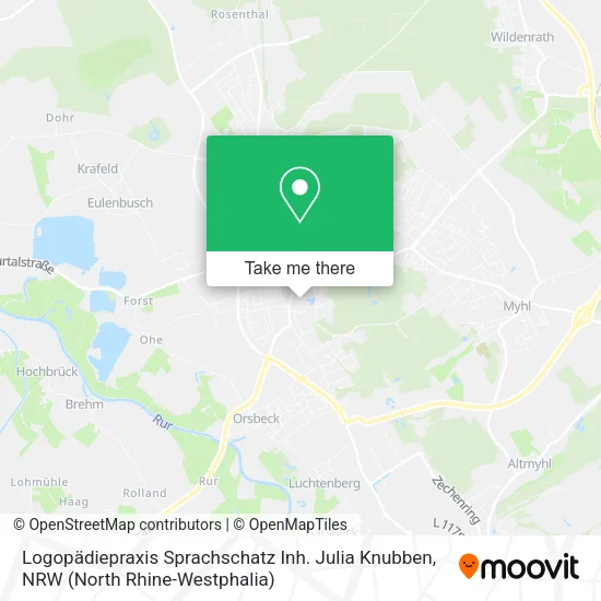 Карта Logopädiepraxis Sprachschatz Inh. Julia Knubben