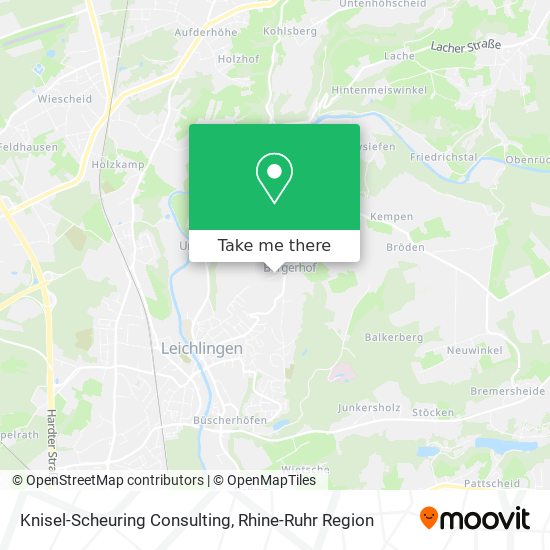 Knisel-Scheuring Consulting map