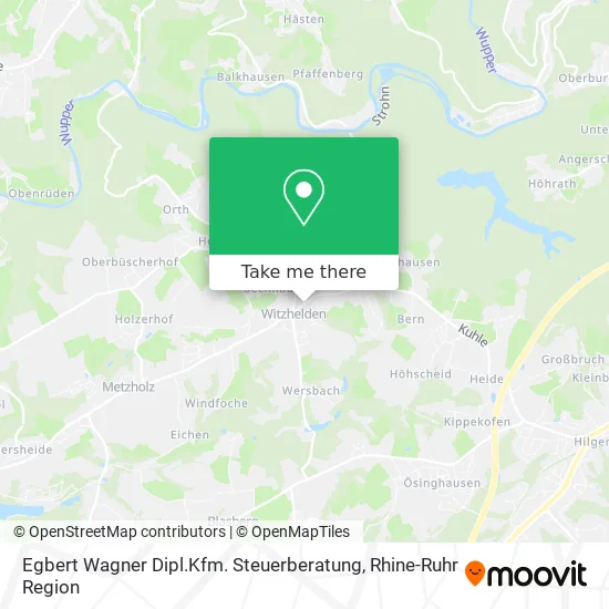 Карта Egbert Wagner Dipl.Kfm. Steuerberatung