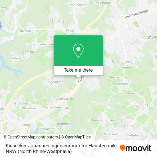 Карта Kiesecker Johannes Ingenieurbüro für Haustechnik