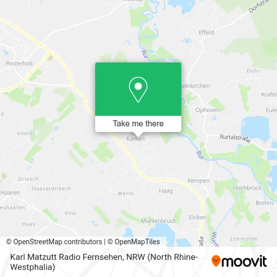 Карта Karl Matzutt Radio Fernsehen