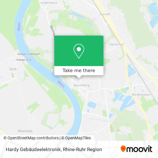 Карта Hardy Gebäudeelektronik