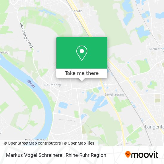 Markus Vogel Schreinerei map