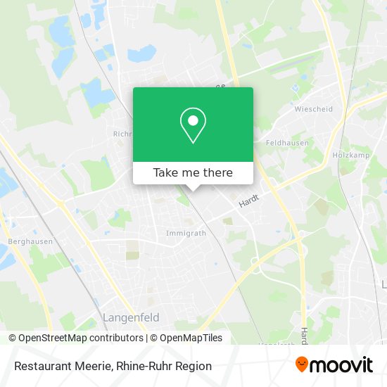 Restaurant Meerie map